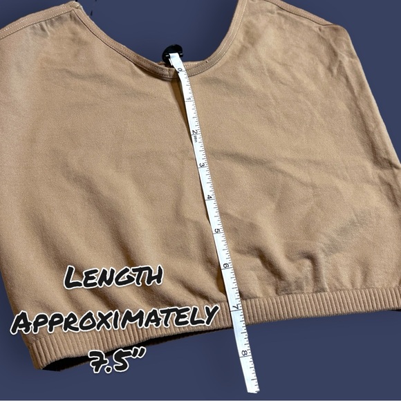 NWOT Free People Intimately Skinny Strap Seamless Brami in Natural. Size XS/S - Picture 4 of 8